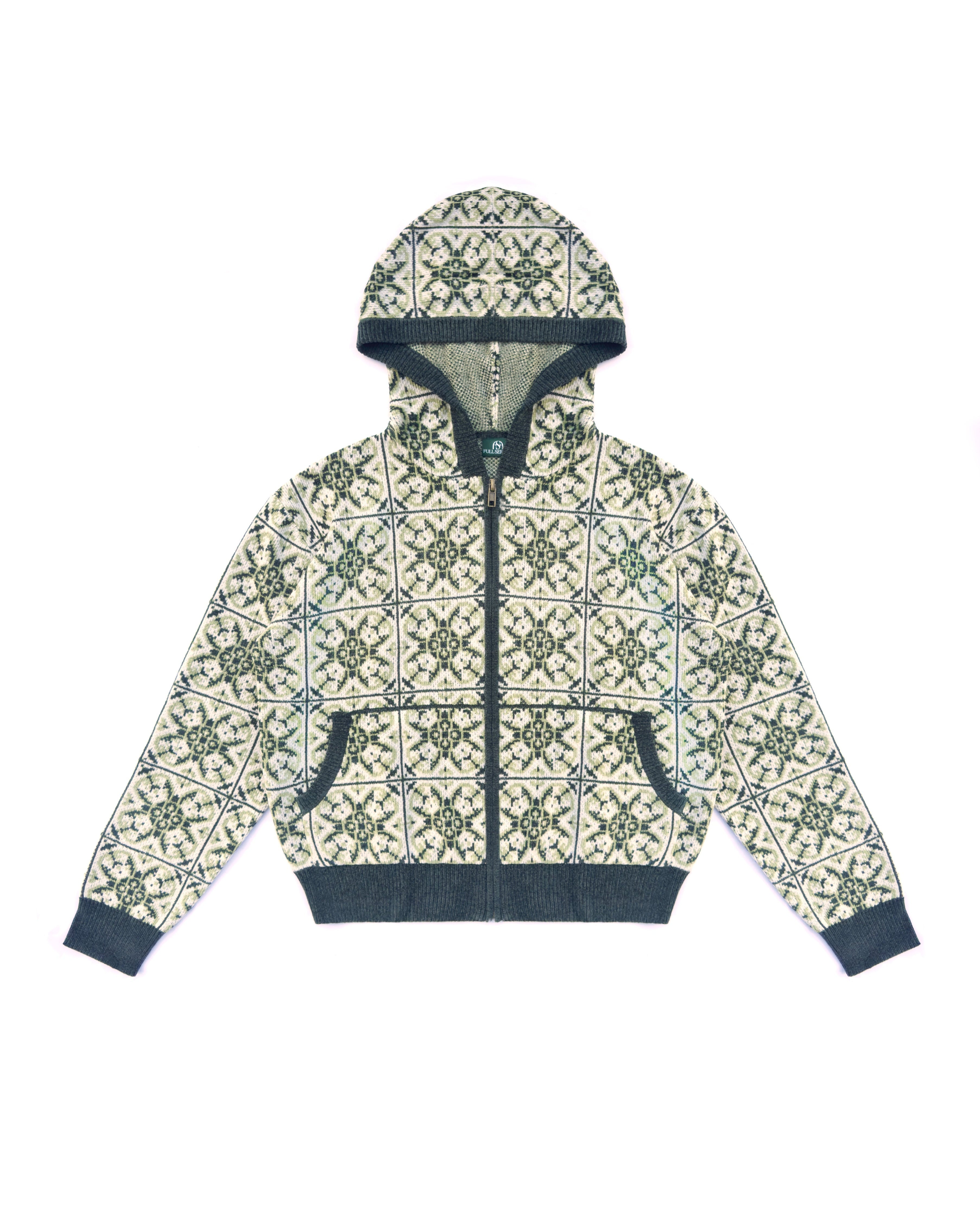 Moorish Chenille Zip Hoodie