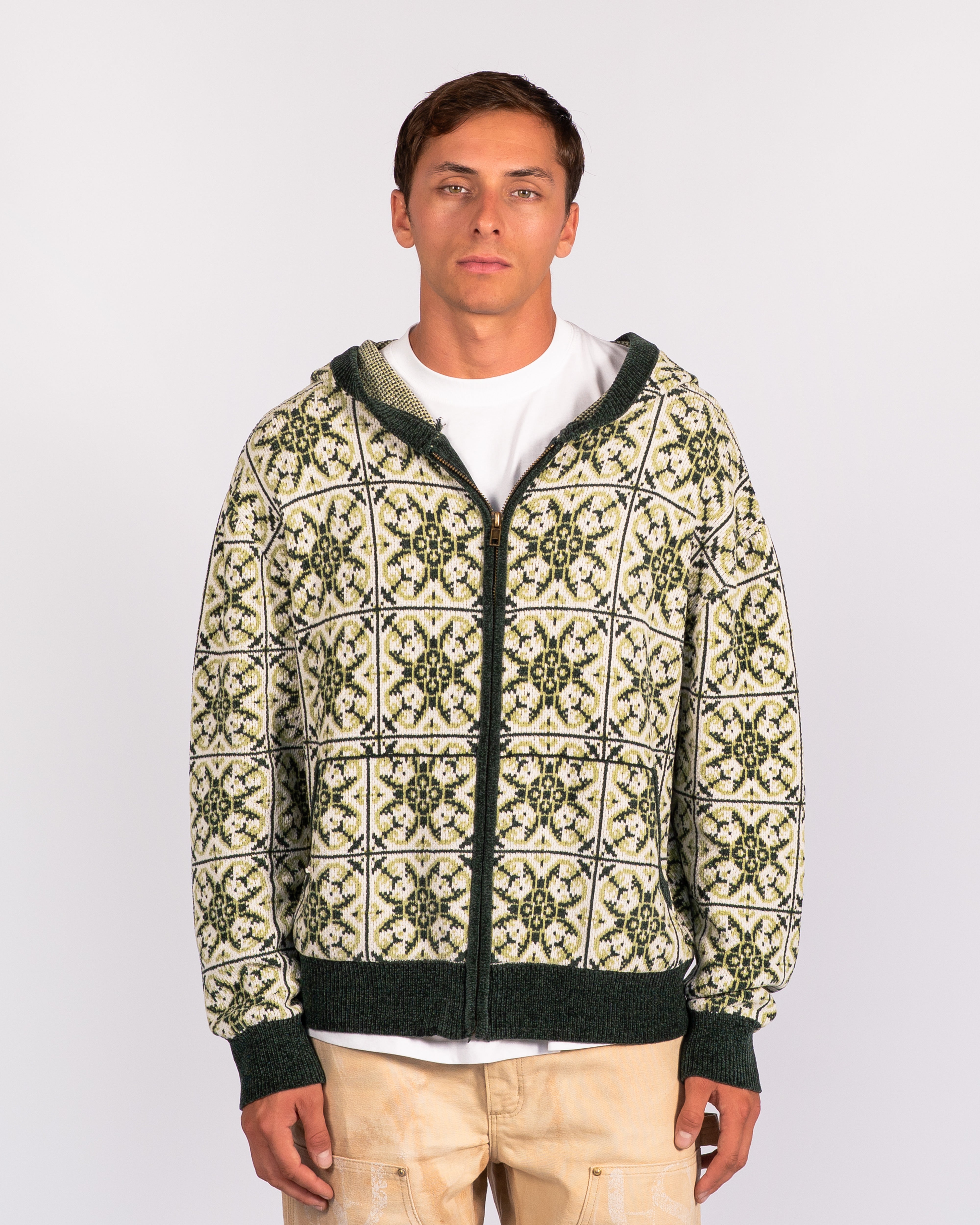 Moorish Chenille Zip Hoodie