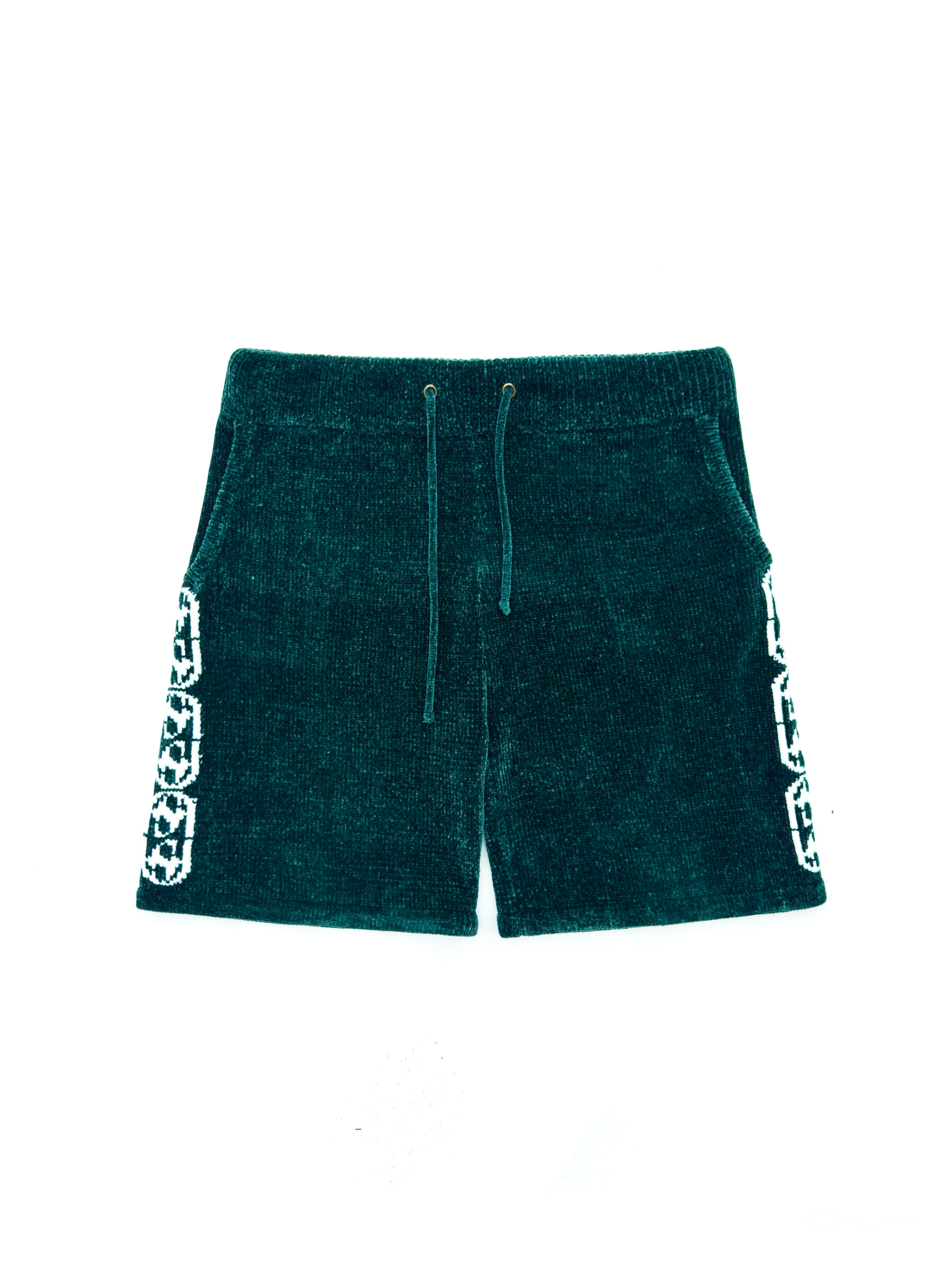 Chenille Shorts - Lago Green