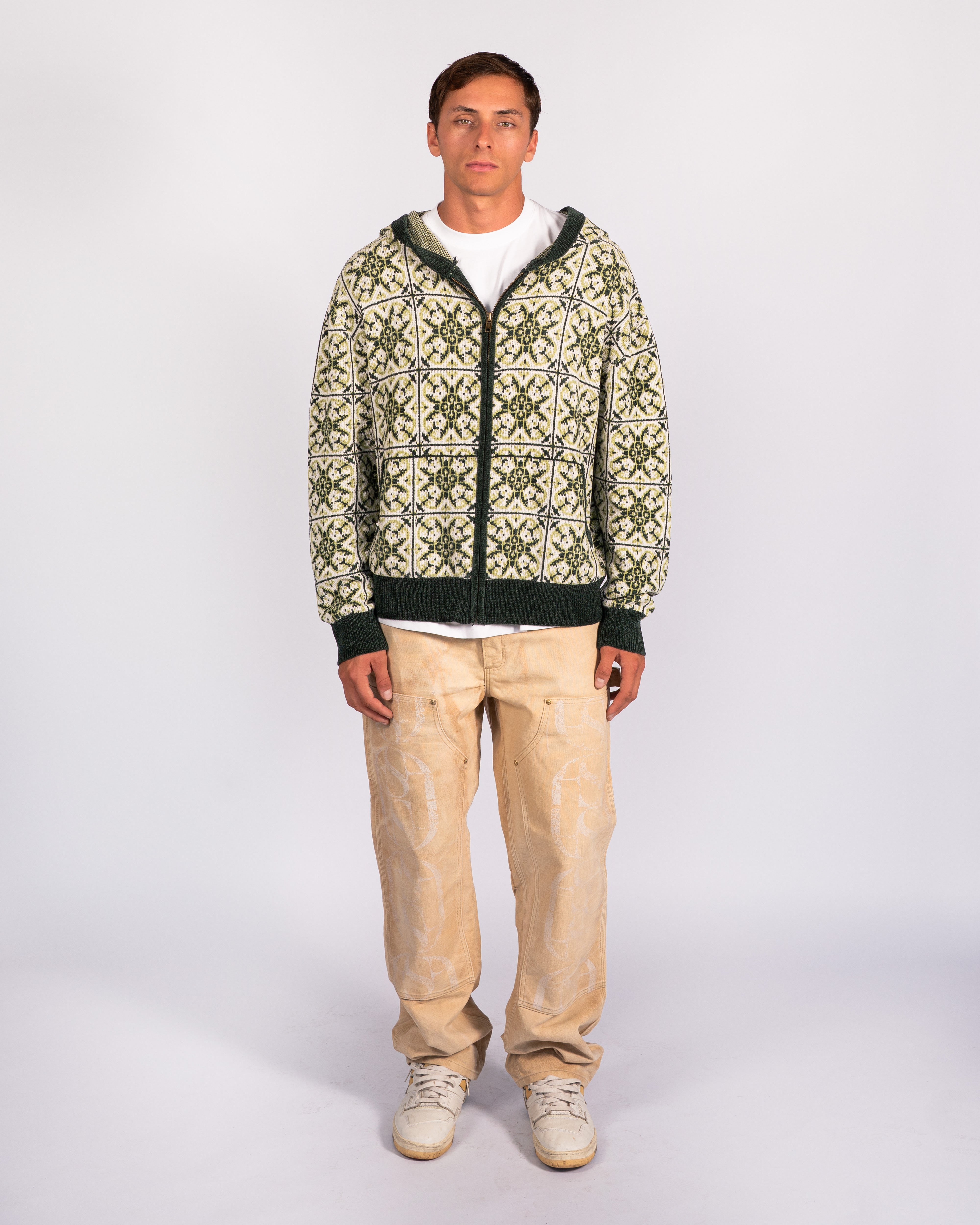 Moorish Chenille Zip Hoodie